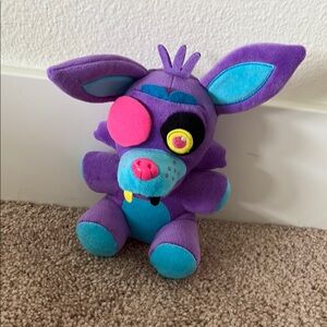 Black light Purple Foxy FNAF Funko Plush